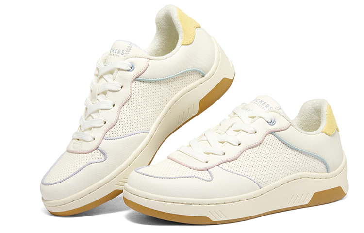 Order (W) Skechers Upbeats "Blanc Jaune Bleu" 155606-WMLT