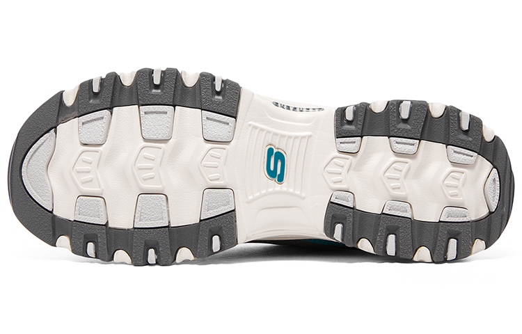 Details for (W) Skechers D'lites 1.0 'Putih Teal Abu' 896262-GYBL