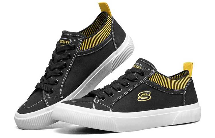 Lookbook (W) Sneakers Skechers V''Lites 2 Low Top Nero/Giallo 155120-BLK