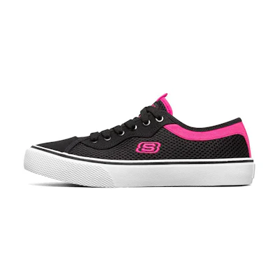 (W) Skechers V'lites 'Black Pink'