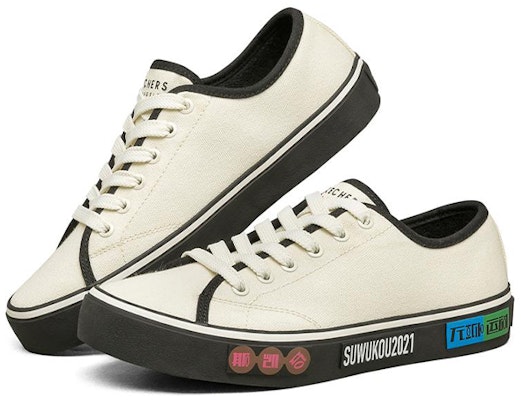 (Women) Skechers V'lites Fashion Canvas Shoes White 66666347-OFWT Lookbook (Women) Skechers V'lites Fashion Canvas Shoes White 66666347-OFWT