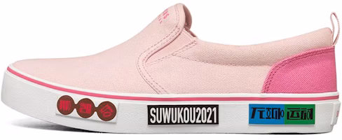 (Women) Skechers V lites Canvas Shoes Pink 66666346-LTPK (Women) Skechers V lites Canvas Shoes Pink 66666346-LTPK