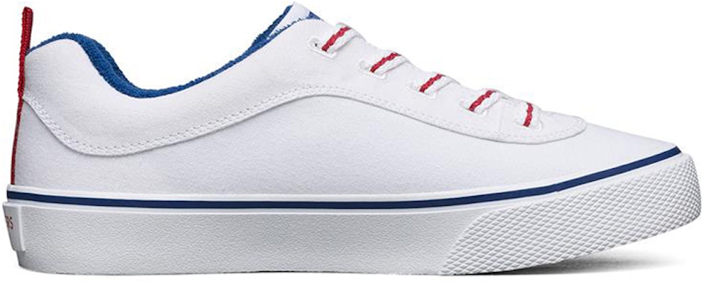 (W) Skechers V'Lites 'Putih Biru Merah' 155033-WHT Order (W) Skechers V'Lites 'Putih Biru Merah' 155033-WHT