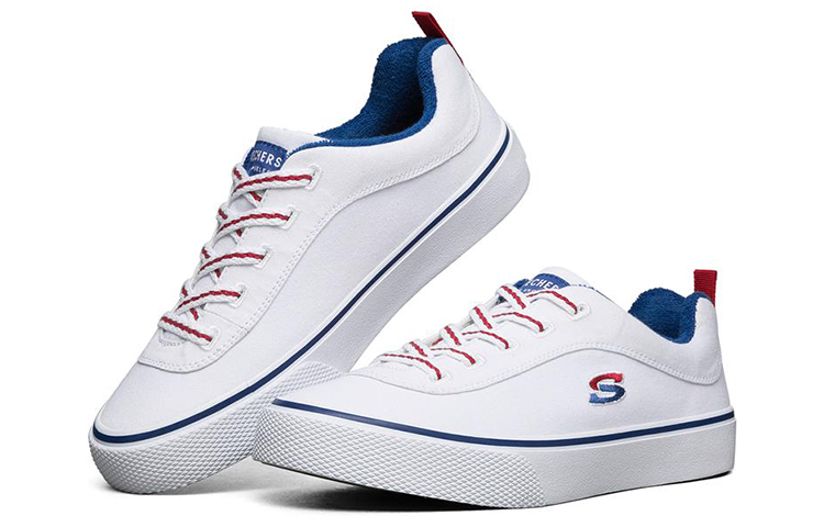 (W) Skechers V'Lites 'White Blue Red' 圖 3