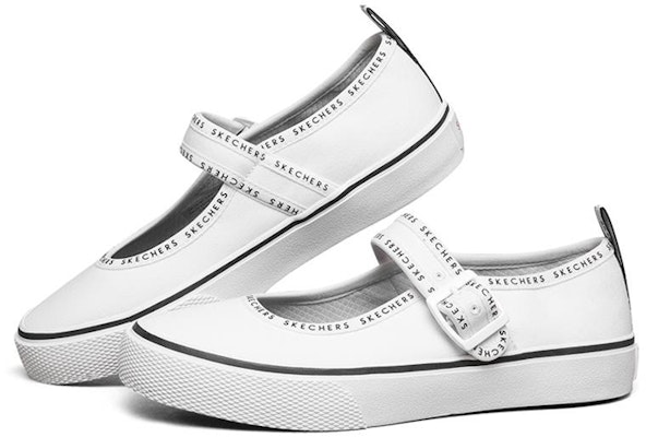 (W) 斯凯奇 V'Lites 白色低帮鞋 74167-WHT Lookbook (W) 斯凯奇 V'Lites 白色低帮鞋 74167-WHT