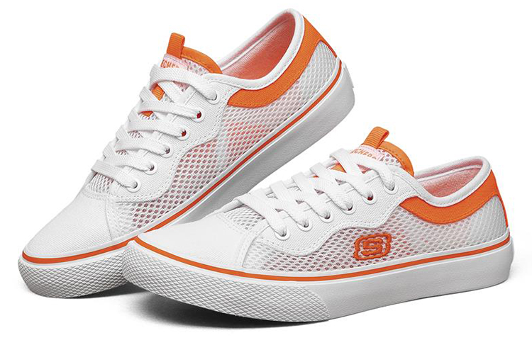 (W) Skechers V'lites 'White Orange' 圖 3