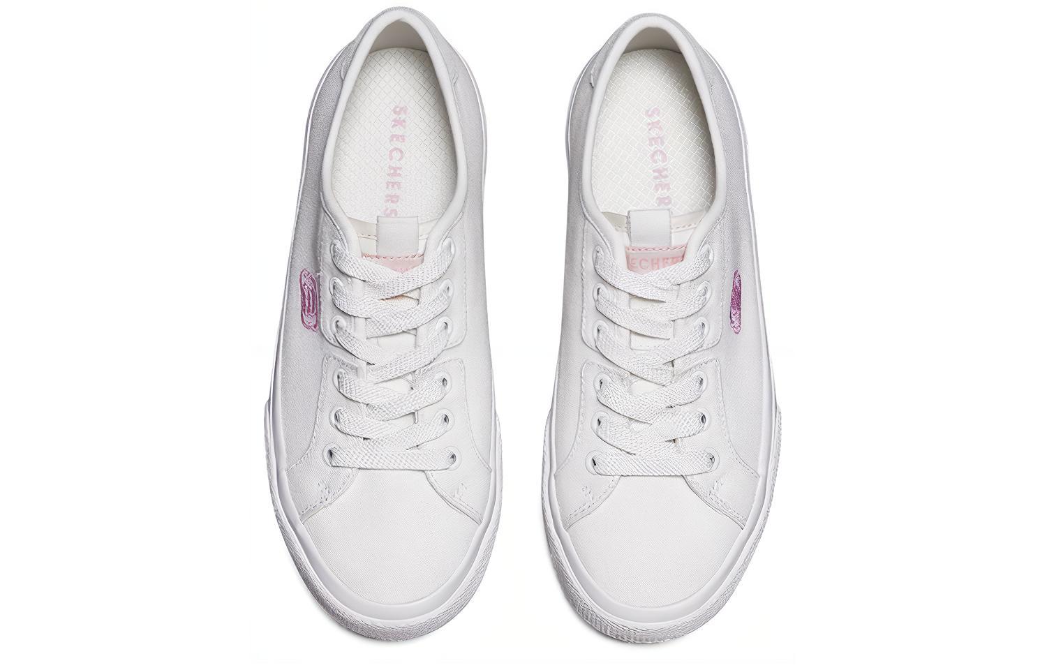 Shop (W) Skechers V'lites Kasut Santai Putih 66666261-WHT