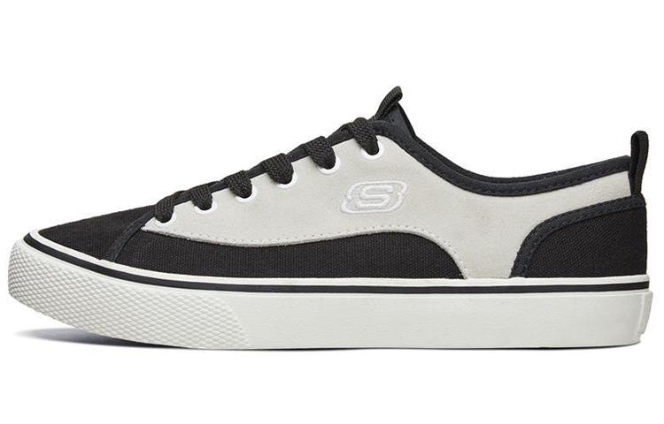 (Women) Skechers V Lites Low-Top Sneakers Black/White 66666245-WBK