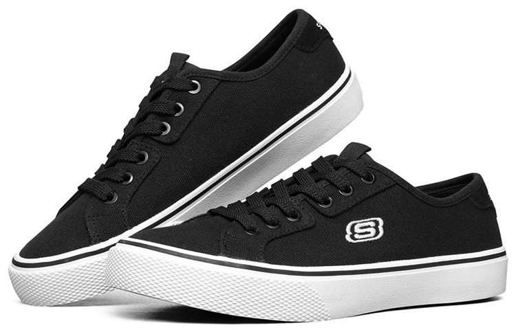 Lookbook (W) Skechers V''Lites Low-Top Sneakers Schwarz/Weiß Herrenschuhe 66666261-BKW