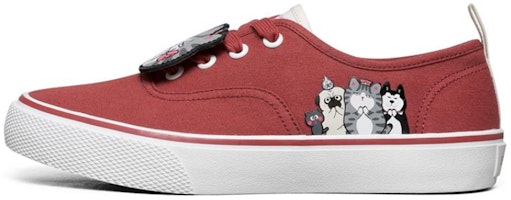 (Women) Skechers V Lites Sneakers Red/White 66666269-RED (Women) Skechers V Lites Sneakers Red/White 66666269-RED