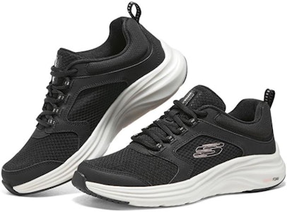 Skechers 舒適百搭 防滑耐磨 低幫 跑步鞋 女款 黑色 Lookbook Skechers 舒適百搭 防滑耐磨 低幫 跑步鞋 女款 黑色