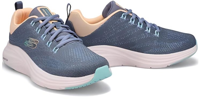 (Women) Skechers Vapor Foam 'Cloud Trail Blue White' 150022-NVMT Shop (Women) Skechers Vapor Foam 'Cloud Trail Blue White' 150022-NVMT