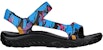 (W) Skechers Sandal Kasual Velcro 'Hitam Biru' 111170-BKMT