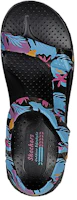 Shop (Women) Skechers Velcro Casual Sandal 'Black Blue' 111170-BKMT
