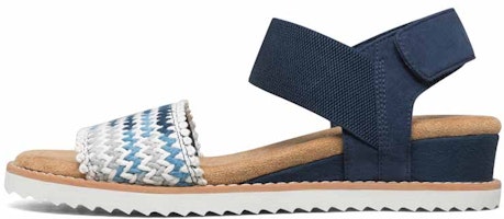 (Women) Skechers Velcro Outdoor Sport Sandal 'Navy Blue' 32867-NVMT (Women) Skechers Velcro Outdoor Sport Sandal 'Navy Blue' 32867-NVMT