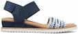 (W) Skechers Sandal Sukan Velcro 'Biru Navy' 32867-NVMT
