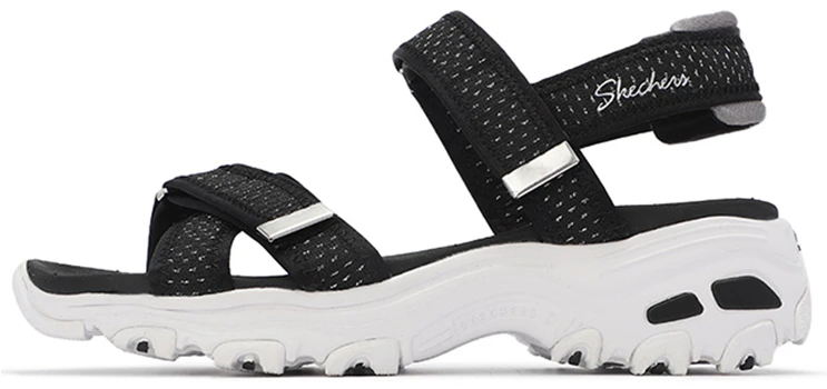 women-skechers-velcro-sandal-black-119241-bkpw