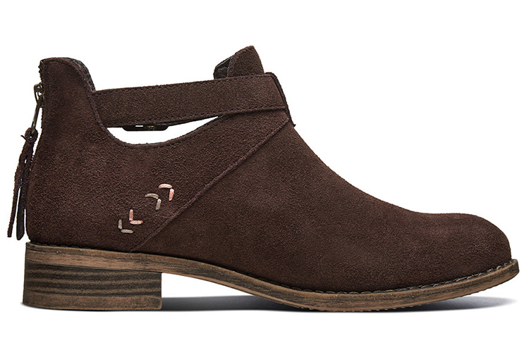 Order (Women) Skechers Vintage Retro Boot 'Chocolate' 44651-CHOC