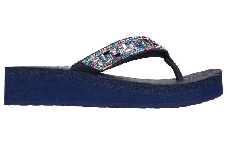 Order (W) (レディース) スケッチャーズ ビンヤサ-ジオ-クイーン 'ネイビー' 119296-NVMT 119296-NVMT