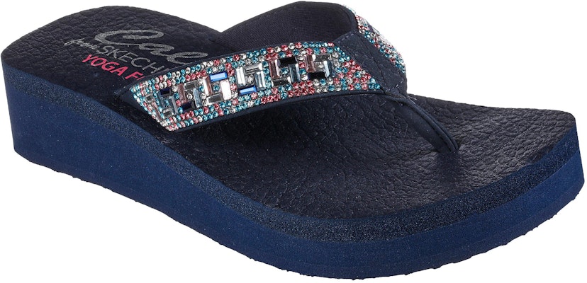 (Women) Skechers Vinyasa-Geo-Queen 'Navy Blue' 119296-NVMT Lookbook (Women) Skechers Vinyasa-Geo-Queen 'Navy Blue' 119296-NVMT
