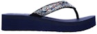 (W) Skechers Vinyasa-Glory Day 'Selipar Kasual Biru' 31619-NVMT
