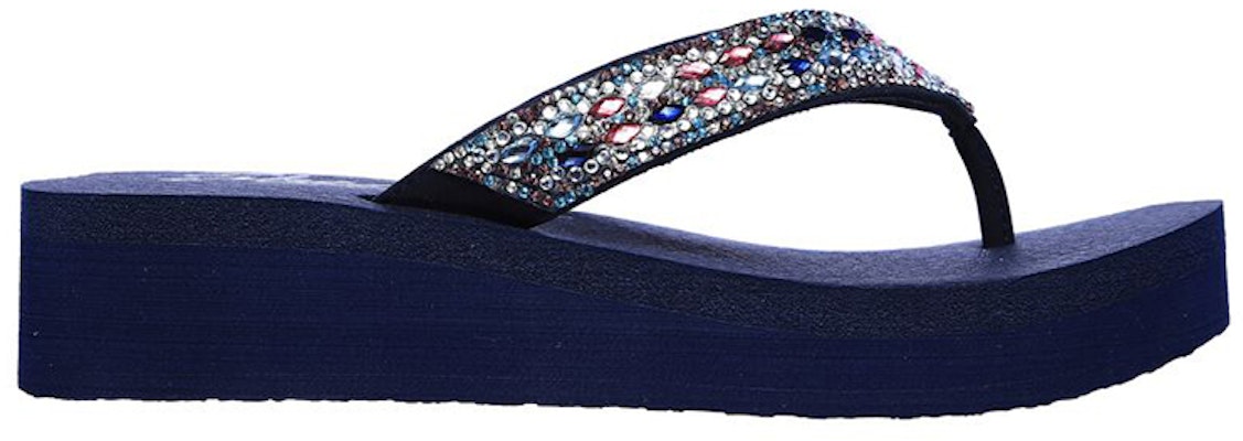 (W) Skechers Vinyasa-Glory Day 'Selipar Kasual Biru' 31619-NVMT Order (W) Skechers Vinyasa-Glory Day 'Selipar Kasual Biru' 31619-NVMT