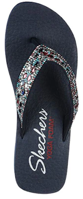 (W) Skechers Vinyasa-Glory Day 'Selipar Kasual Biru' 31619-NVMT Shop (W) Skechers Vinyasa-Glory Day 'Selipar Kasual Biru' 31619-NVMT
