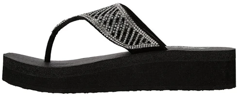 (Women) Skechers Vinyasa 'Black Casual Flip-Flop' 119297-BLK (Women) Skechers Vinyasa 'Black Casual Flip-Flop' 119297-BLK