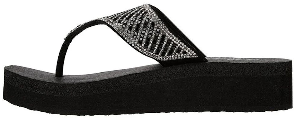 (W) Skechers Vinyasa 黑色休闲人字拖 119297-BLK Buy (W) Skechers Vinyasa 黑色休闲人字拖 119297-BLK