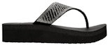 Order (W) Skechers Vinyasa 'Selipar Santai Hitam' 119297-BLK