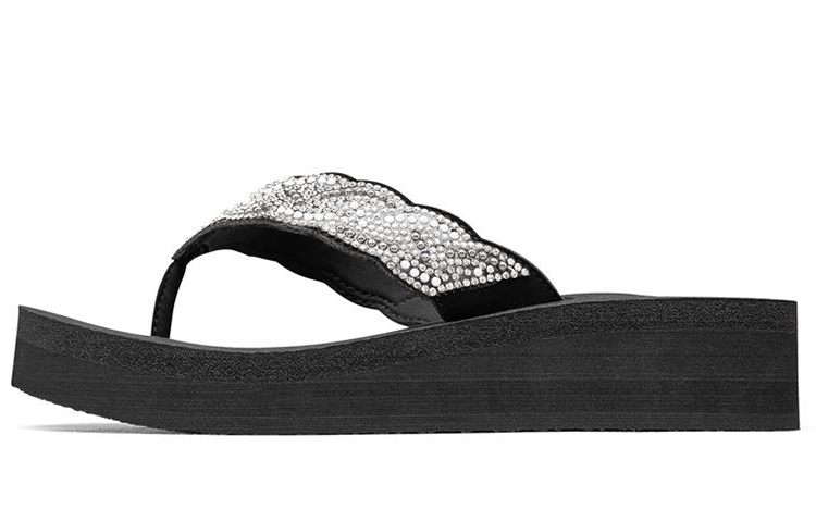 (Women) Skechers Vinyasa 'Black White' 119196-BLK