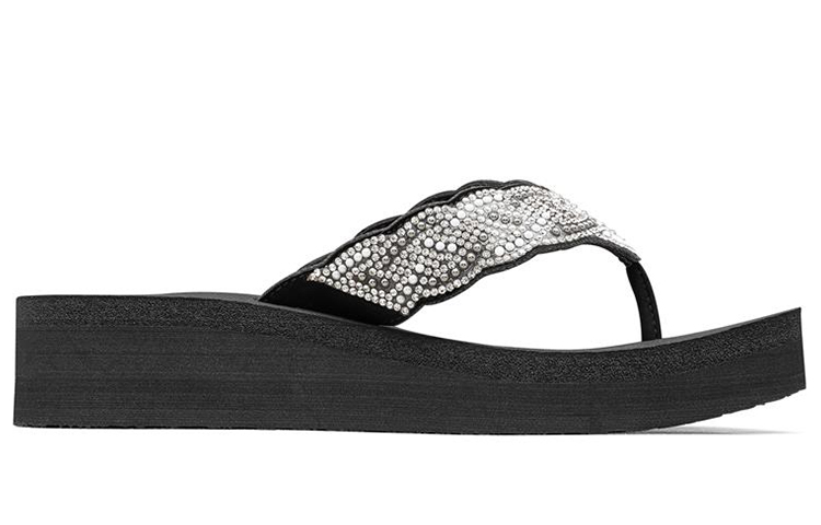 Order (W) Skechers Vinyasa 'Hitam Putih' 119196-BLK