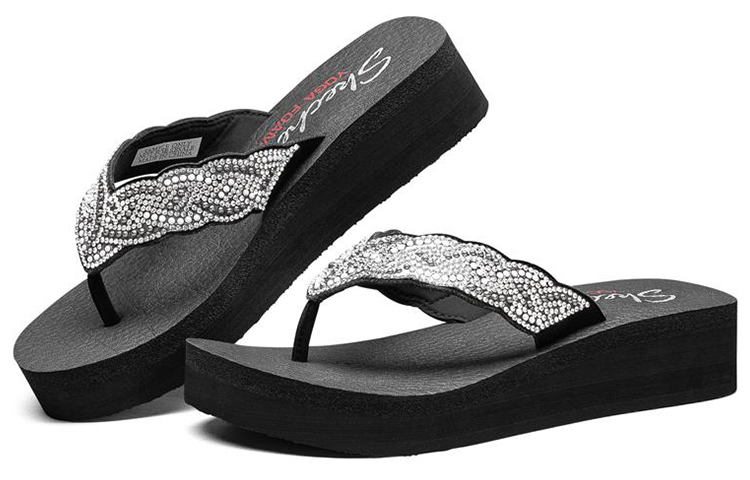 Lookbook (W) Skechers Vinyasa 'Hitam Putih' 119196-BLK