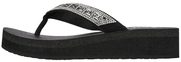 (Women) Skechers Vinyasa 'Geo Queen Black Silver' 119296-BLK (Women) Skechers Vinyasa 'Geo Queen Black Silver' 119296-BLK