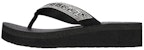 (W) Skechers Vinyasa 'Geo Queen Hitam Perak' 119296-BLK