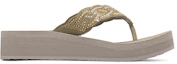 Order Skechers Vinyasa 夾腳休閒運動拖鞋 女款 灰褐色