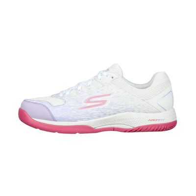 (W) Skechers Viper Court-Pickleball 'White Purple Pink'