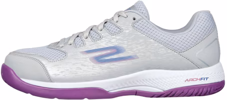 (Women) Skechers Viper Court Pickleball Shoes 'Grey Purple' 172070C-GYPR (Women) Skechers Viper Court Pickleball Shoes 'Grey Purple' 172070C-GYPR