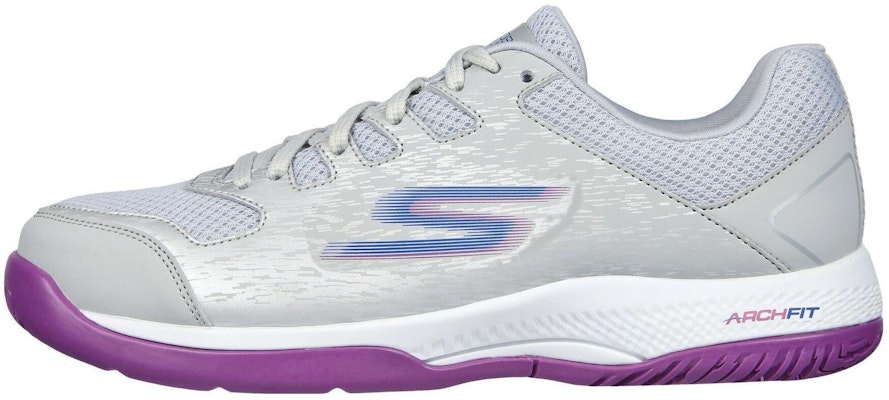 (Women) Skechers Viper Court Pickleball Shoes 'Grey Purple' 172070C-GYPR Buy (Women) Skechers Viper Court Pickleball Shoes 'Grey Purple' 172070C-GYPR