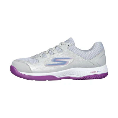 (W) Skechers Viper Court Pickleball Shoes 'Grey Purple'