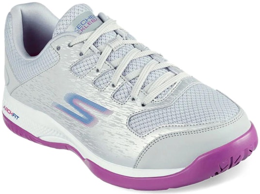 (Women) Skechers Viper Court Pickleball Shoes 'Grey Purple' 172070C-GYPR Lookbook (Women) Skechers Viper Court Pickleball Shoes 'Grey Purple' 172070C-GYPR
