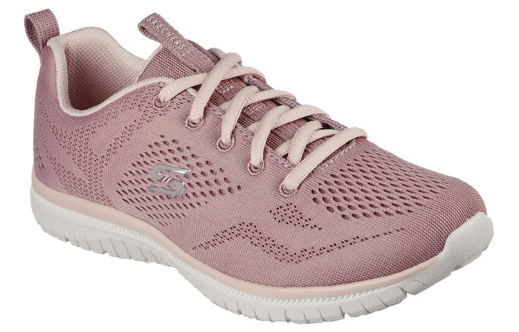 Lookbook (W) Skechers Virtue 'Pink Casual' Sepatu Kasual Wanita 104412-MVE