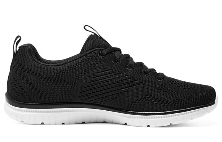 Lookbook (W) Skechers Virtue Kind Favor ''Schwarz Weiß''. 104412-BKW