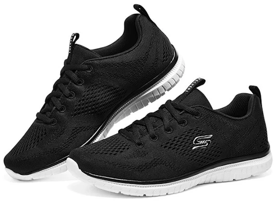 (W) Skechers Virtue Kind Favor ''Schwarz Weiß''. 104412-BKW Shop (W) Skechers Virtue Kind Favor ''Schwarz Weiß''. 104412-BKW