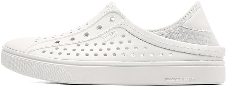 Skechers展望 一脚踩洞洞涼鞋 女款 白色 Buy Skechers展望 一脚踩洞洞涼鞋 女款 白色