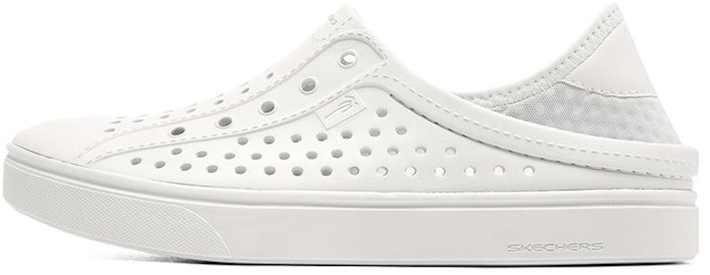 Skechers展望 一脚踩洞洞涼鞋 女款 白色 Buy Skechers展望 一脚踩洞洞涼鞋 女款 白色