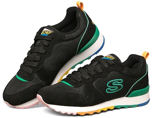 Skechers健走雨天減震低筒運動跑步鞋 女款 黑色 Lookbook Skechers健走雨天減震低筒運動跑步鞋 女款 黑色