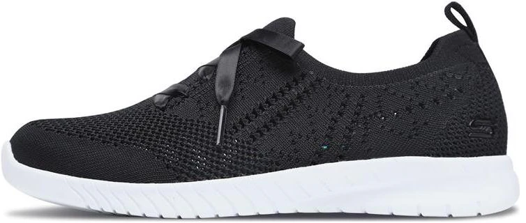 women-skechers-wave-lite-black-white-23626-bkw