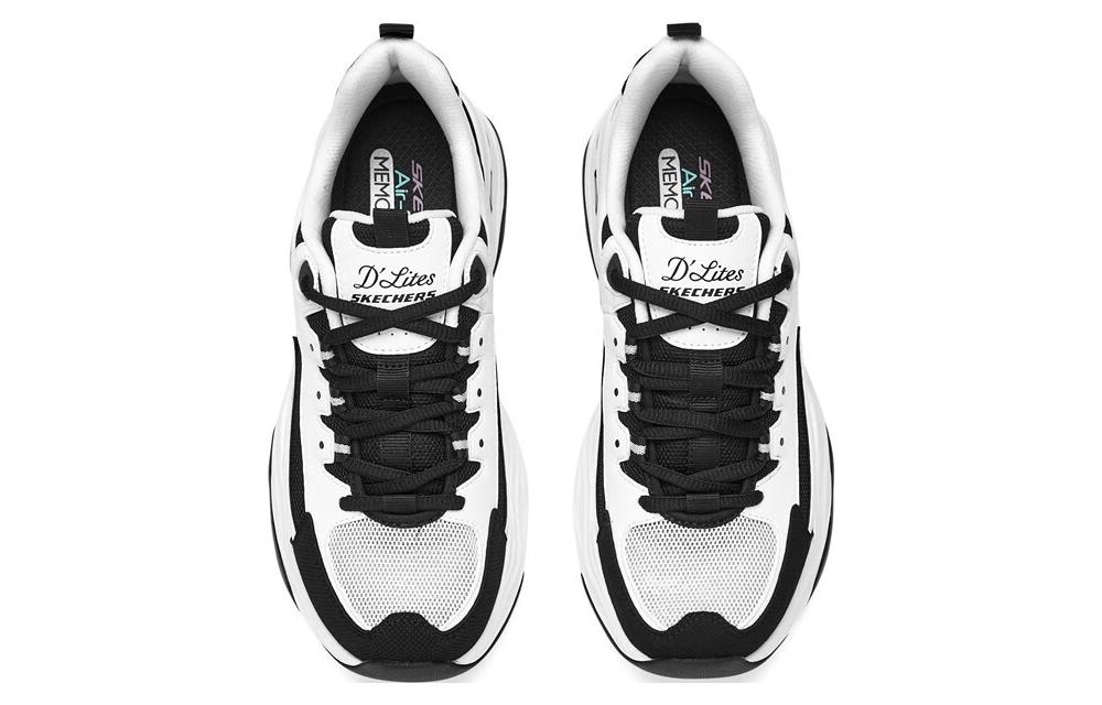 (W) Skechers DLITES 4.0 'White Black' 圖 4