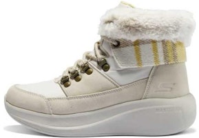 (Women) Skechers Winter Comfy Boots 'Beige White' 144672-NAT (Women) Skechers Winter Comfy Boots 'Beige White' 144672-NAT